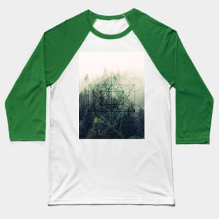 Forest Fog Baseball T-Shirt